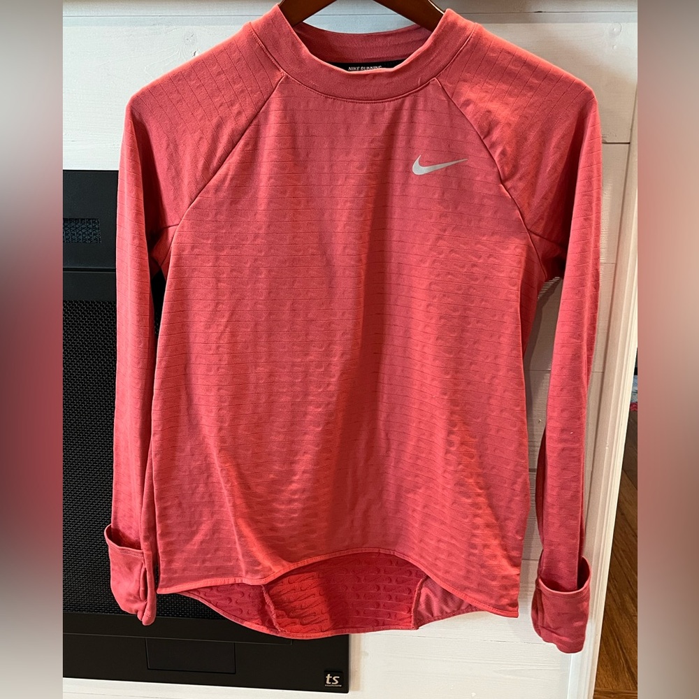 Nike Women's Long Sleeve Top Pink Coral